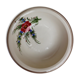 Salad bowl in antique earthenware