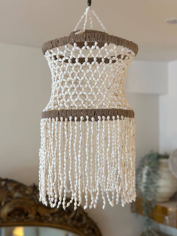 Lustre suspension coquillages - Vania