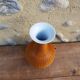 Woven straw vase