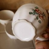 Set of 4 earthenware chocolate cups