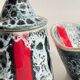 Vintage Vallauris ceramic candy and sugar bowl