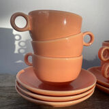 6 tasses en céramique maison Pagnossin Italie 