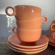 6 tasses en céramique maison Pagnossin Italie 