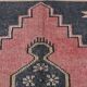 Pink & Navy Blue Persian Rug, 123x234Cm