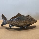 Poisson en métal argenté