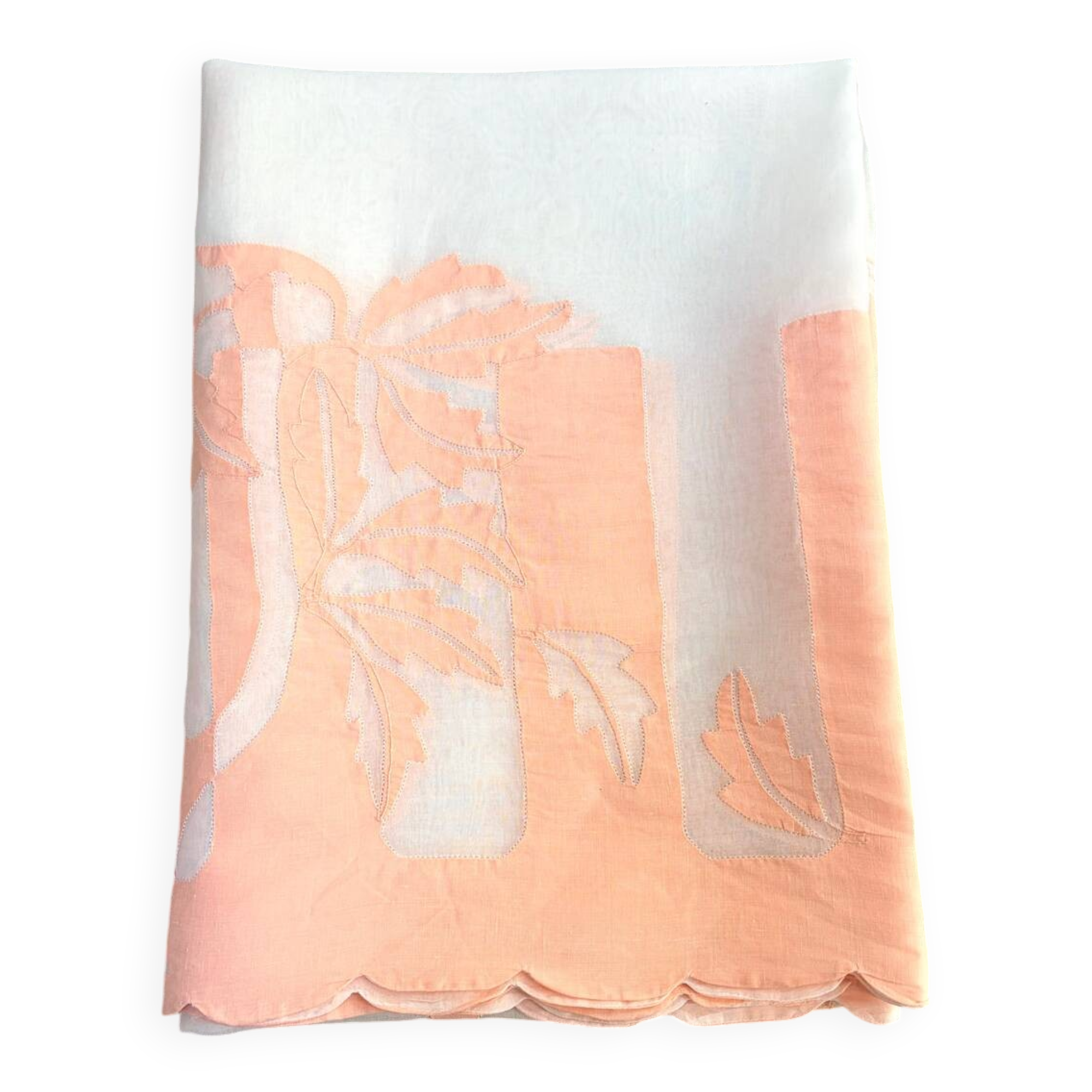 Hand-embroidered tablecloth, 1930s