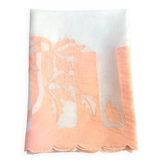 Hand-embroidered tablecloth, 1930s