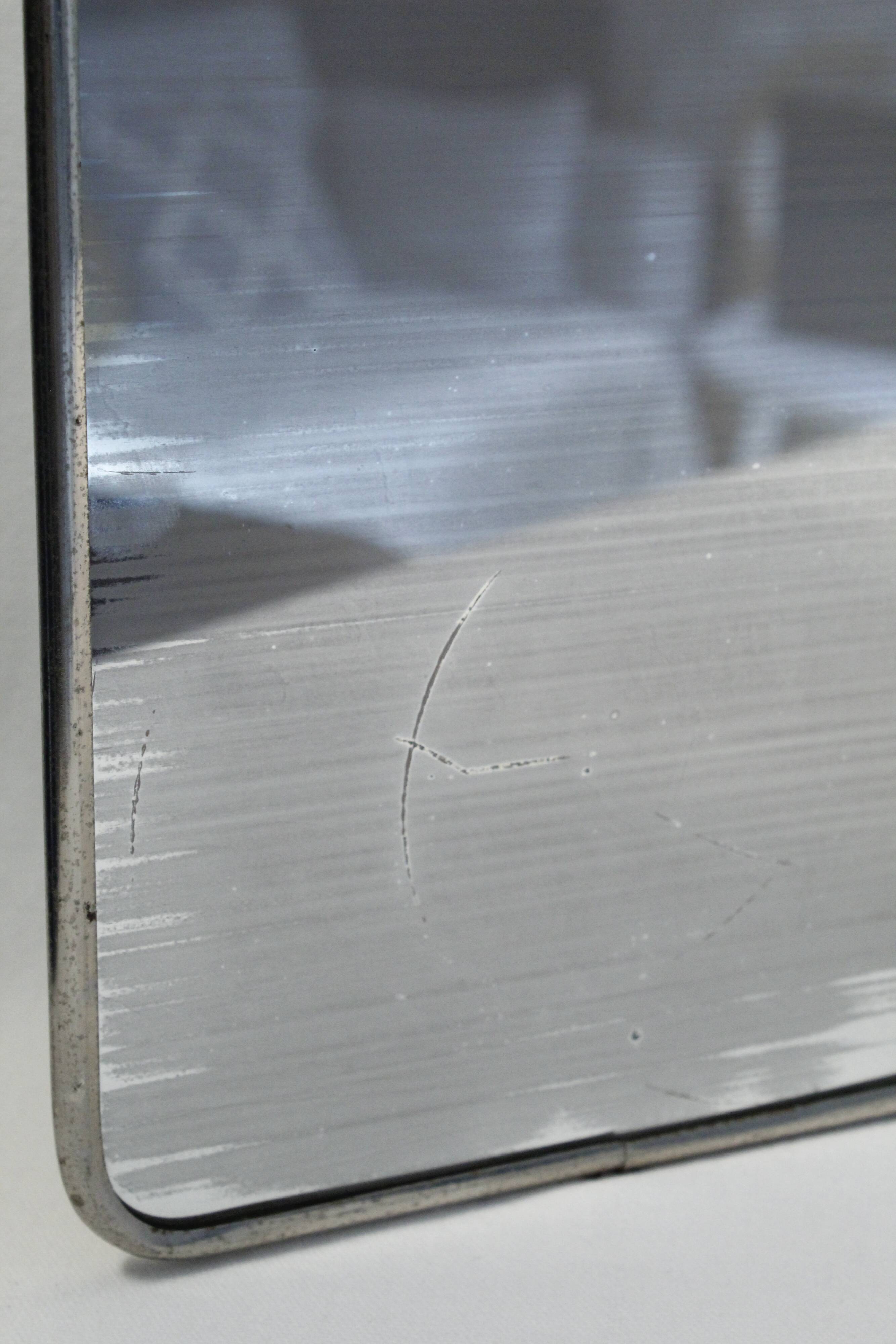 Vintage triptych barber mirror