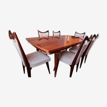 Full dining room, table and 6 chairs