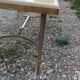 Antique vintage coffee table with marble top