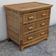 Rattan and wicker chest of drawers