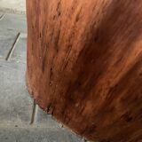 Scandinavian Swedish pine log stump chair "kubbstol" 1970s
