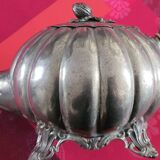 Antique Sheffield pewter teapot