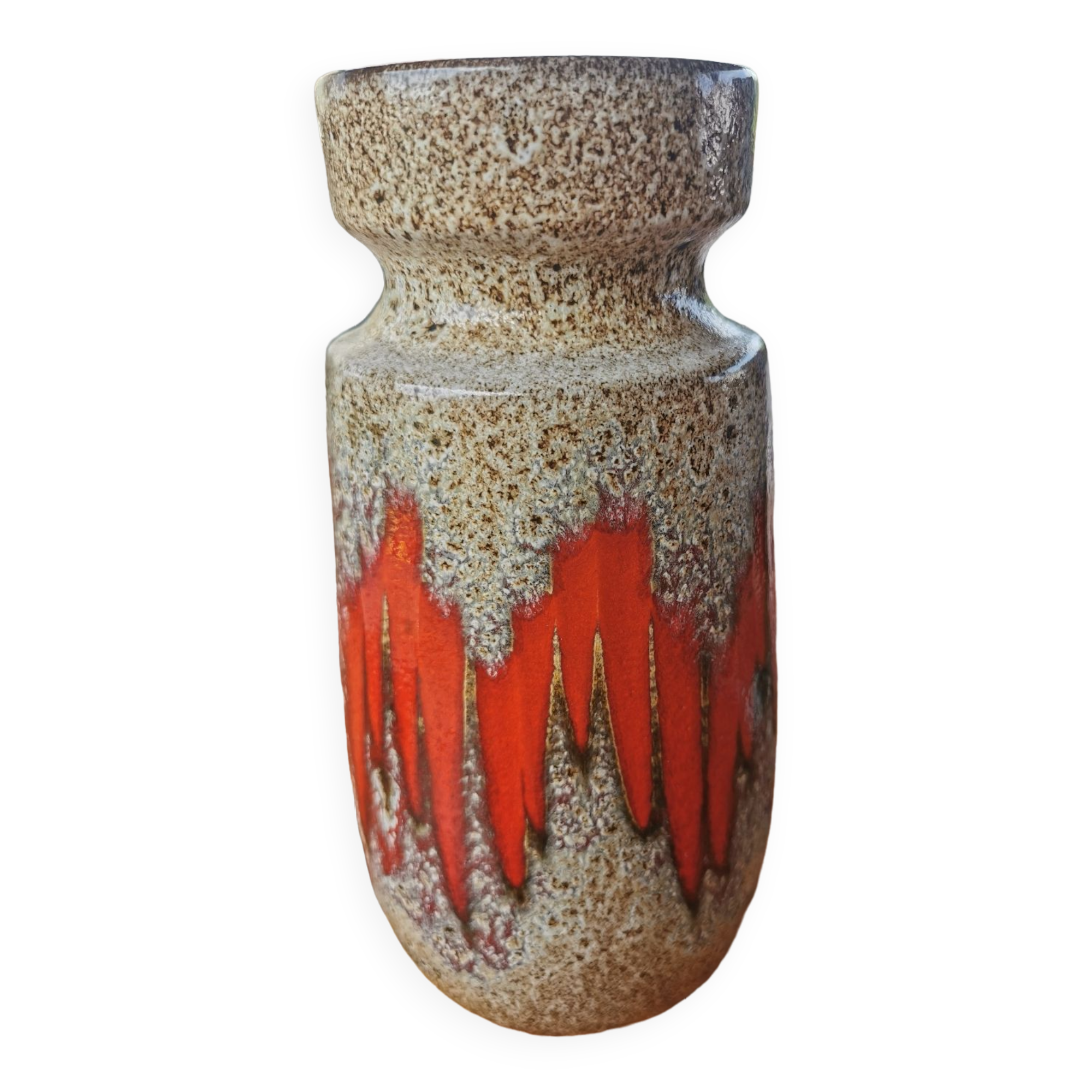 Vase fat lava W. Germany 242-22