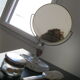 Mirror to lay on porcelain swivel foot