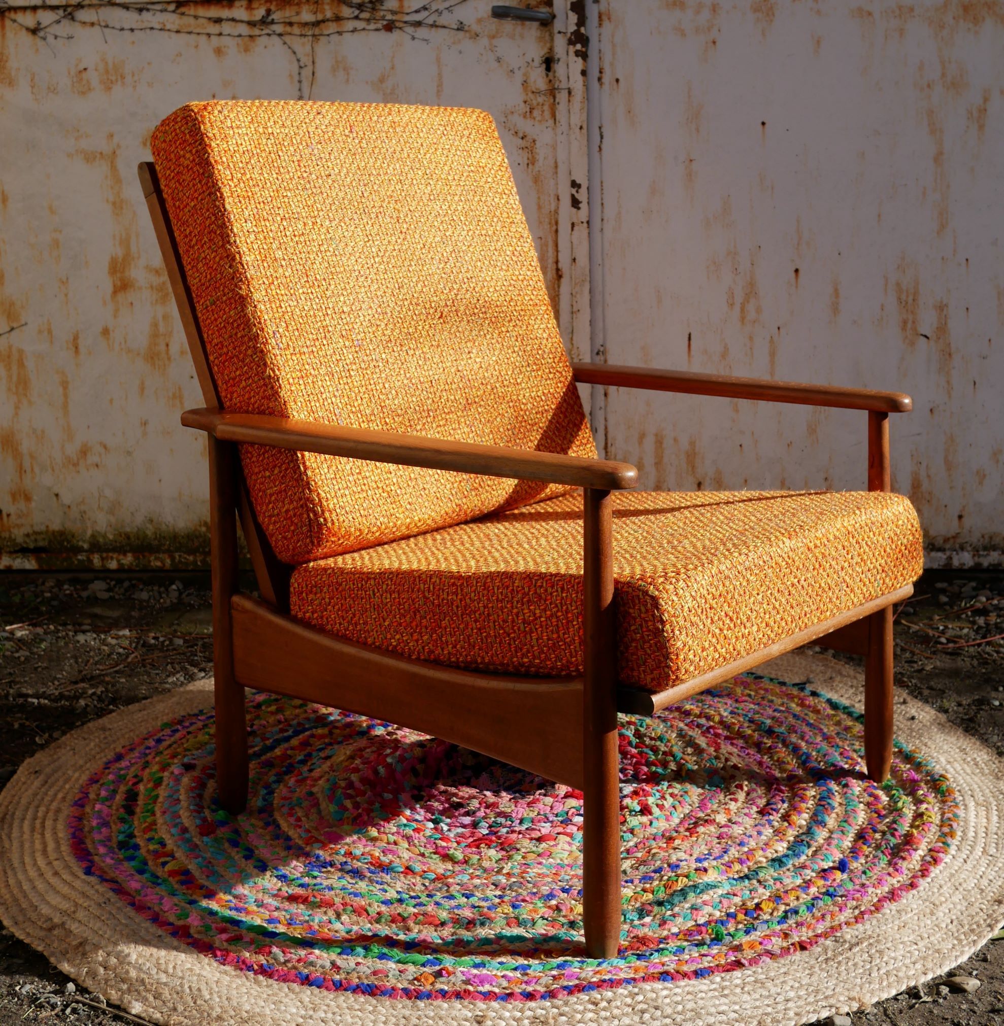 Scandinavian armchair teak