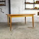Table pierrette oak clear vintage 1960