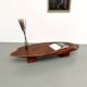 Organic Coffee Table "Slab" in Solid Exotic Wood