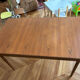 Extendable dining table in teak by Ib Kofod-Larsen