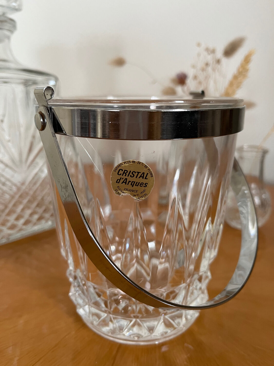 Cristal d’Arques ice bucket