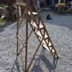 Old wooden step ladder with 6 steps