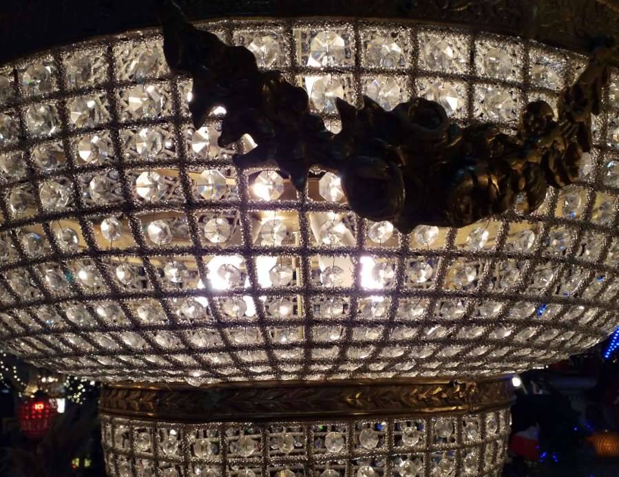 Large hot air balloon chandelier