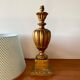 Gilded wooden lamp