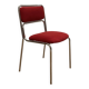 1970s chrome metal chairs, reupholstered