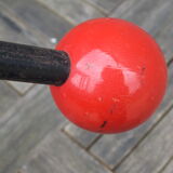 Vintage coat rack 50s with colored balls