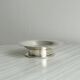 Vintage silver-plated shell butter dish