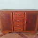 Buffet mado bas en chêne vintage