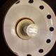 Vintage suspension in glazed ceramic fat lava, space age, West Germany 19