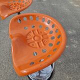 Set of 4 bar stools by Etienne Fermigier for MIRIMA