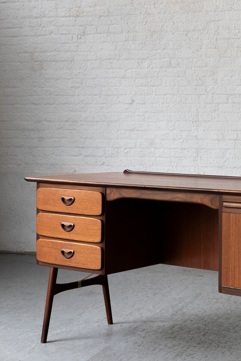 Bureau de Louis Van Teeffelen pour Wébé design hollandais, années 1950
