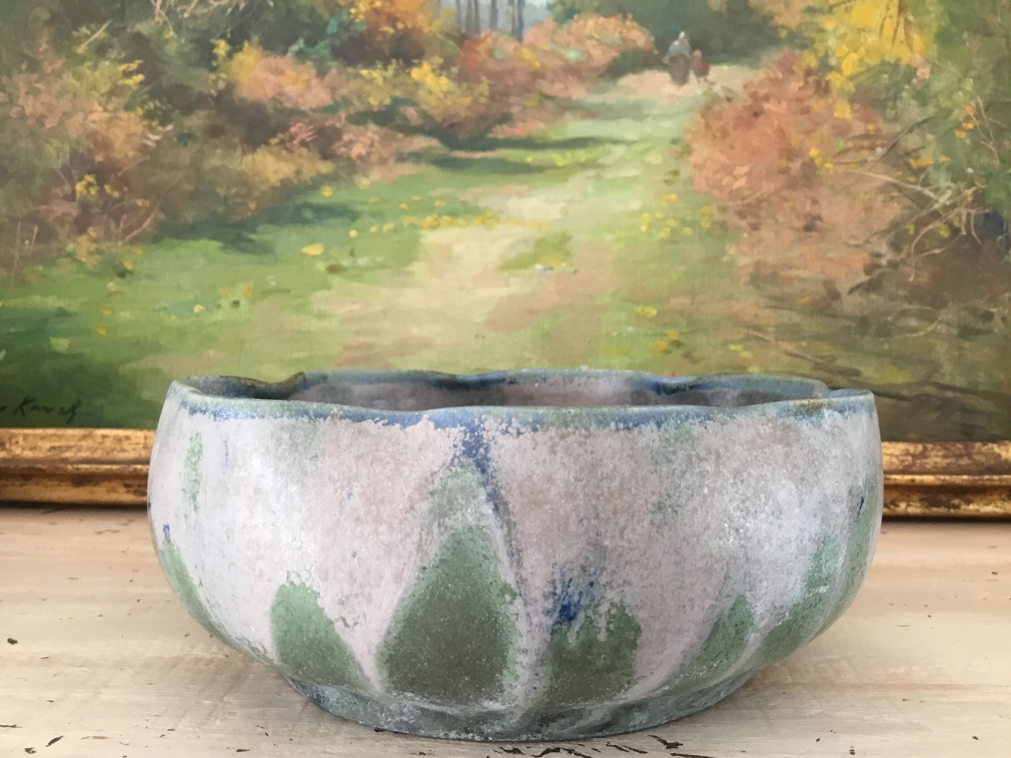 Vide-poche-coupelle grès signed