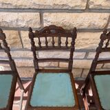 Lot 5 chaises style Henri II