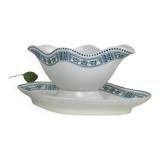 Sauceboat, Pasteur pattern, from the French manufacturer Moulin des Loups