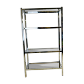 Étagère en verre fumé