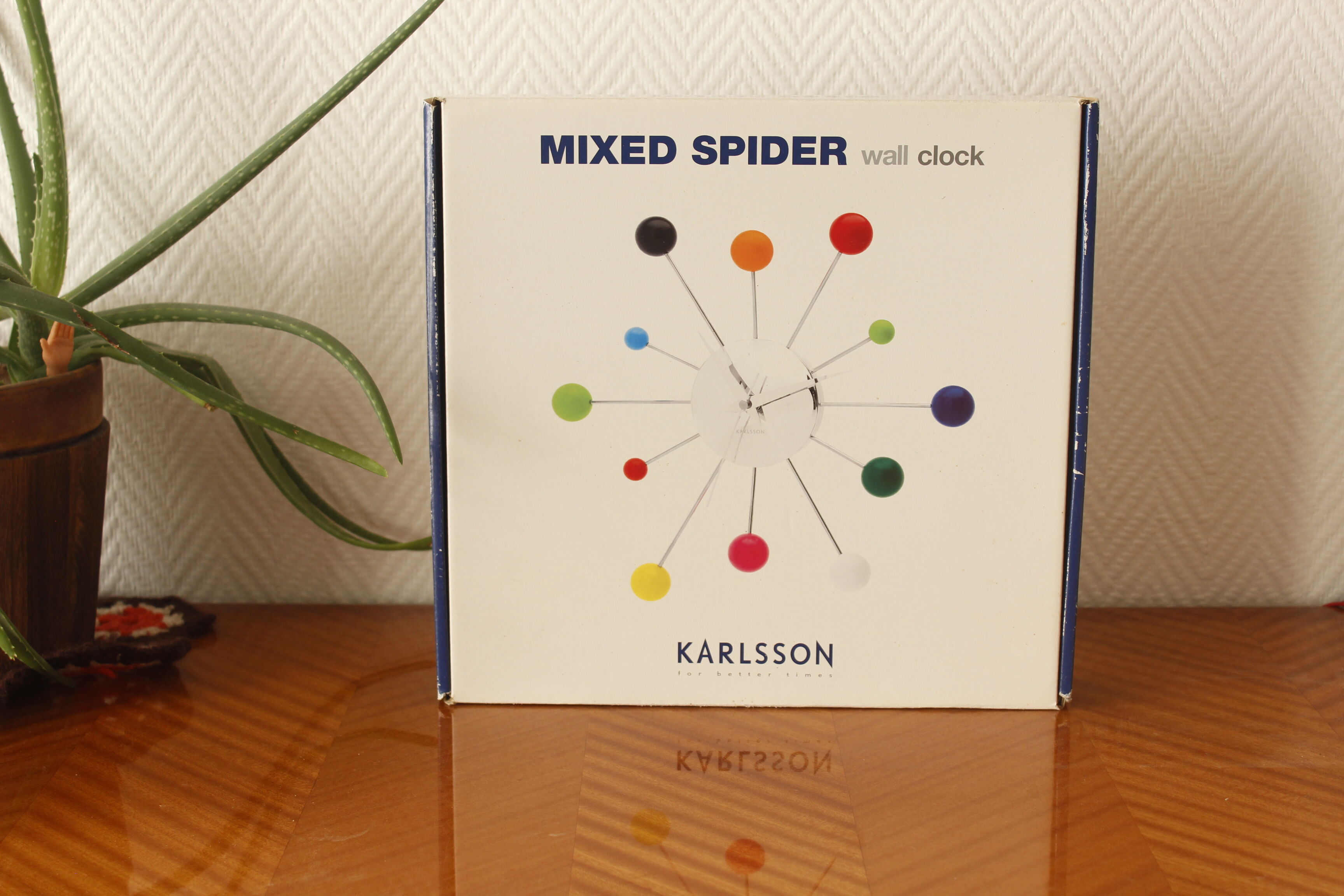 Karlsson Spider clock