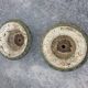Pair of Medici vases in cast iron from the 19th century, 55cm wide.