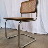 Vintage Cesca Cane Chair: 1970s Italian Mid-Century Modern Dining Office Ch