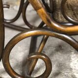 Rattan and cane rocking chair from the 1980s.