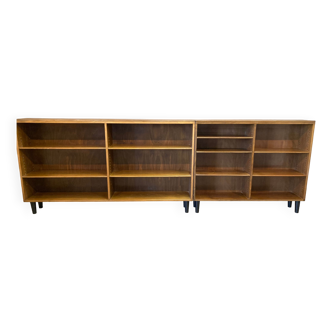 Pair of scandinavian design bookcases 1950 by Borge Mogensen