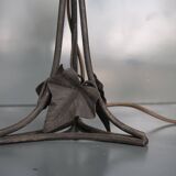 Art Deco lamp from the 1930s in metal and glass.