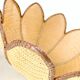 Suspension fleur en rabane