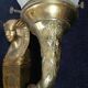 rare applique 1st Empire solid bronze Egyptian sphinx