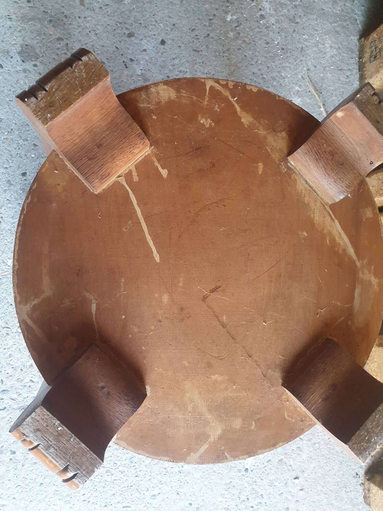 Gueridon with swings style art deco circa 1940 51.5 x 60 x 60 cm