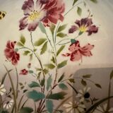 Grand plat fleuri Sarreguemines ancien