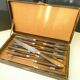 Coffret de 12 jolis couteaux de table Apollonox Corne Bovine et Inox