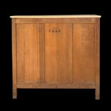 Art Deco buffet in raw and solid oak, 1935.